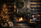 Kate Noël Étagère à livres Cheminée Fauteuil Toile de fond pour la photographie - Kate Backdrop FR
