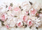 Kate Floral Pivoines Mur Mariage Toile de fond Conçu par Patty Robert - Kate Backdrop FR