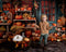 Kate Automne Citrouille Magasin bleu Toile de fond conçu par Emetselch - Kate Backdrop FR