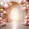 Kate Ballons Porte Mariage Beige Toile de fond pour la photographie - Kate Backdrop FR