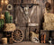 Kate Automne Cow-boy de l'ouest Grange Toile de fond pour la photographie - Kate Backdrop FR