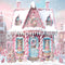 Kate Noël Rose Maison de pain d'épice Bonbons Toile de fond conçu par Ashley Paul - Kate Backdrop FR