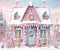 Kate Noël Rose Maison de pain d'épice Bonbons Toile de fond conçu par Ashley Paul - Kate Backdrop FR