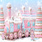 Kate Noël Rose Bonbons Train Hiver Toile de fond conçu par Ashley Paul - Kate Backdrop FR