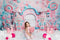 Kate Noël Porte Rose Bonbons Casse-Noisette Toile de fond conçu par Ashley Paul - Kate Backdrop FR