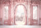 Kate Hiver Couloir Porte Rose Toile de fond conçu par Ashley Paul - Kate Backdrop FR