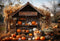 Kate Automne Boutique de citrouilles Toile de fond conçu par Emetselch - Kate Backdrop FR