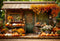 Kate Automne Boutique Fleurs Jaune Toile de fond conçu par Emetselch - Kate Backdrop FR