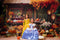 Kate Automne Boutique Fleurs Jaune Toile de fond conçu par Emetselch - Kate Backdrop FR