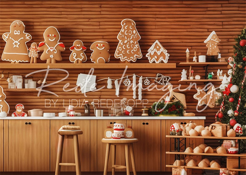 Kate Noël Cuisine Biscuits de pain d'épice Toile de fond conçue par Lidia Redekopp