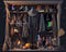 Kate Halloween Placard de la sorcière Toile de fond conçue par Mandy Ringe - Kate Backdrop FR