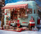 Kate Noël Pâtisserie Extérieur Neige Toile de fond conçu par Emetselch - Kate Backdrop FR