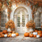 Kate Automne Citrouille Porte Blanche Toile de fond conçue par Emetselch - Kate Backdrop FR