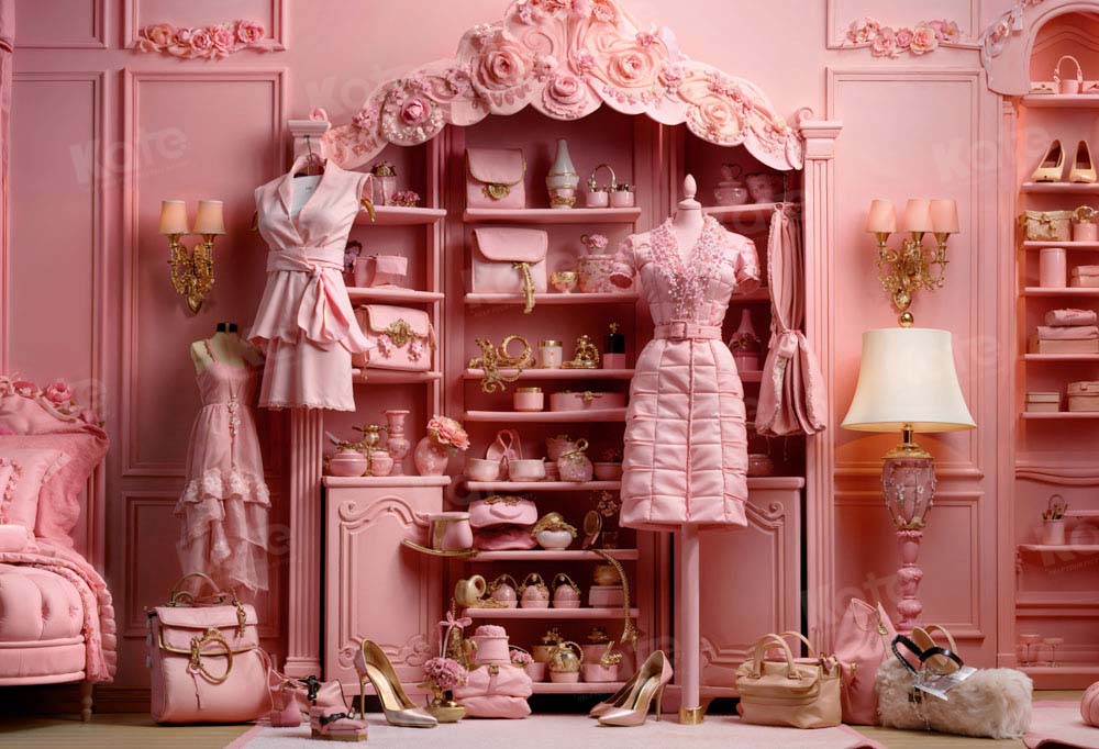 Kate Chambre Rose Poupée de mode Fille Toile de fond conçu par Emetselch