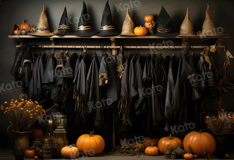 Kate Vestiaire du Enchanteur Halloween Toile de fond pour la photographie