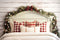 Kate Noël Blanc Tête de lit Oreiller Toile de fond pour la photographie - Kate Backdrop FR