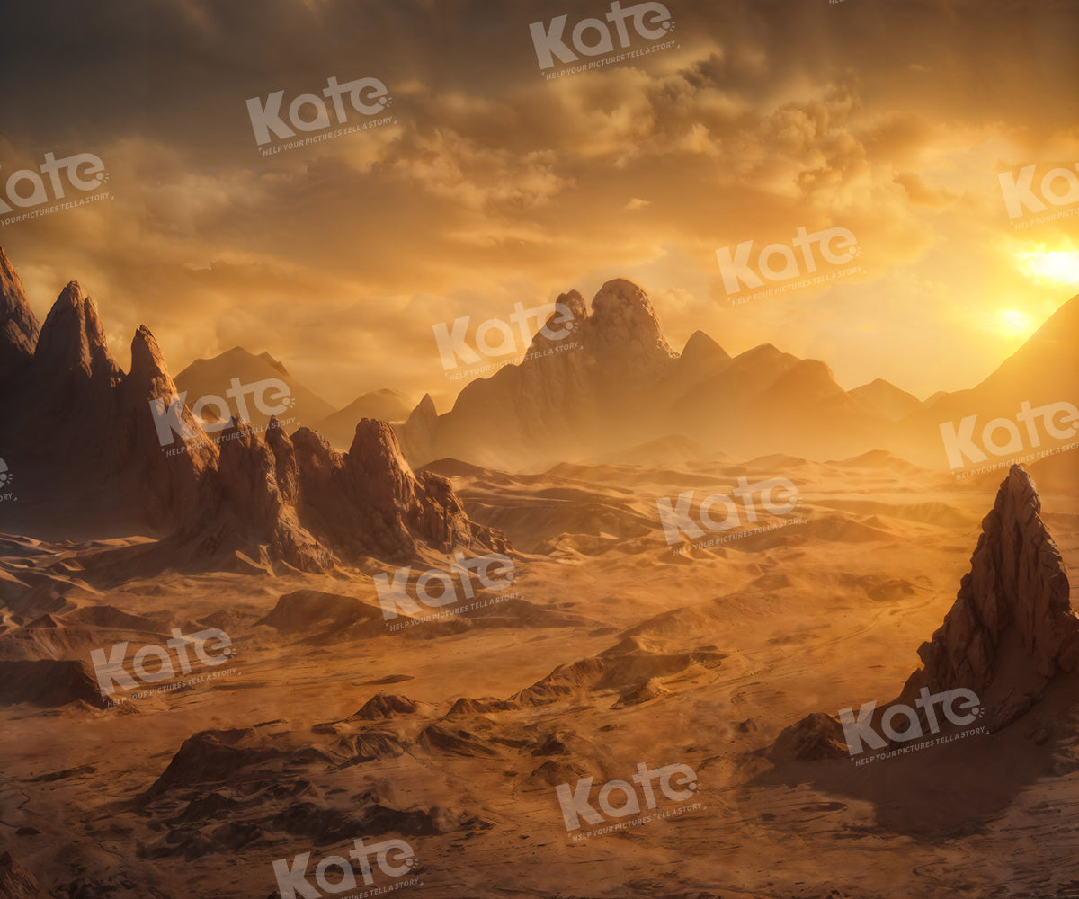 Kate Dune Coucher de soleil Sable Toile de fond pour la photographie