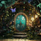 Kate Été Papillon Porte Maison Toile de fond Conçu par Chain Photographie - Kate Backdrop FR