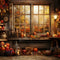 Kate Automne Feuille d'érable Fenêtre Toile de fond conçue par Emetselch - Kate Backdrop FR