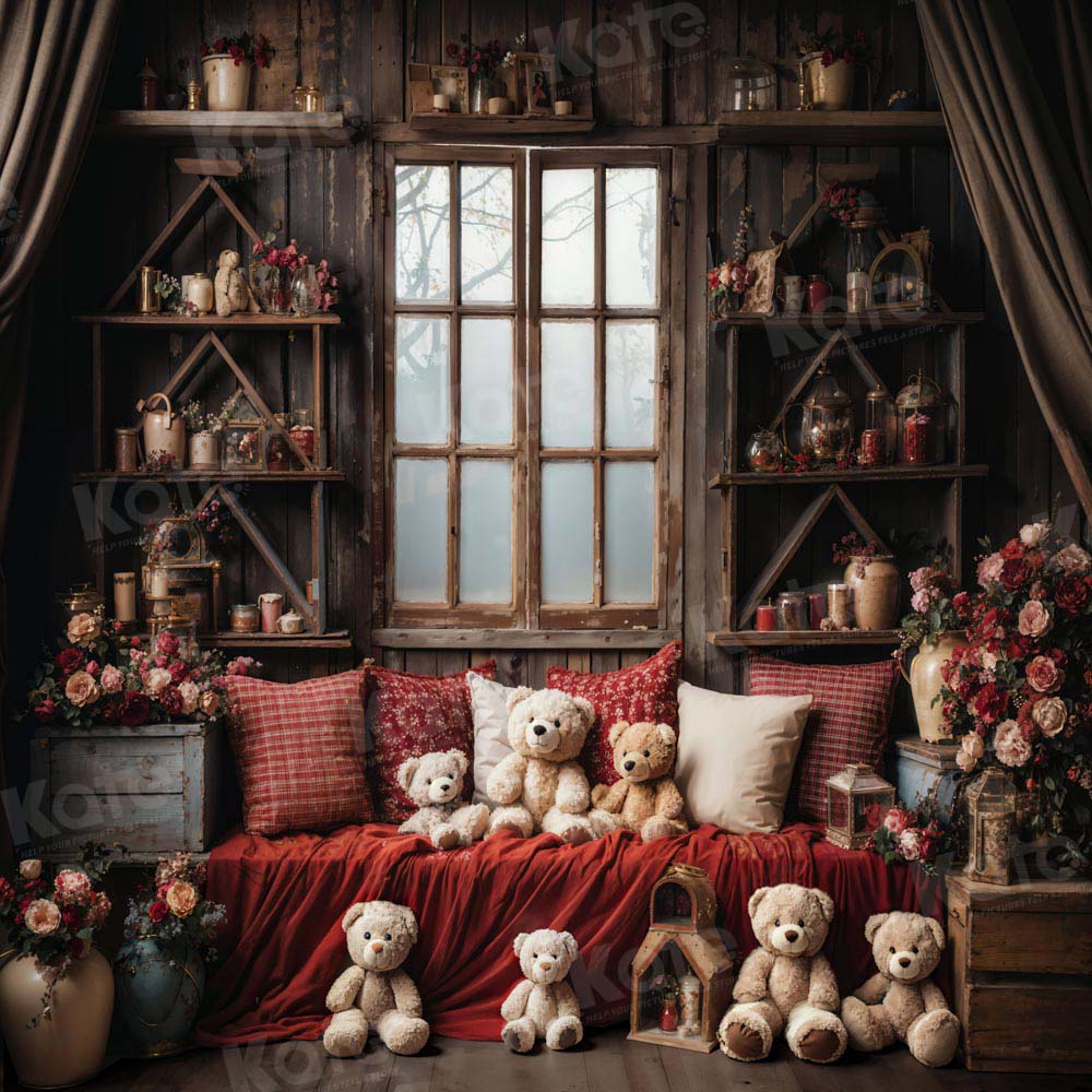 Kate Chambre Ours en peluche Enfant Toile de fond conçue par Emetselch