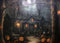 Kate Maison dans les bois Halloween Toile de fond Conçu par Happy Squirrel Design - Kate Backdrop FR