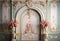 Kate Rose Vert Mur Vintage Fleurs Toile de fond conçue par Chain Photographie - Kate Backdrop FR