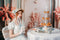 Kate Rose Vert Mur Vintage Fleurs Toile de fond conçue par Chain Photographie - Kate Backdrop FR