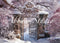 Kate Hiver Portail Arbres Neige Toile de fond conçue par Abbas Studio - Kate Backdrop FR