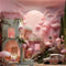 Kate Endroit de Rêve Rose Poupée Toile de fond Conçu par Happy Squirrel Design - Kate Backdrop FR