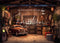 Kate Vintage Garage Voiture Toile de fond conçue par Rose Abbas - Kate Backdrop FR