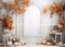 Kate Automne Blanc Fenêtre Toile de fond Conçu par Patty Robert - Kate Backdrop FR