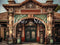 Kate Station-service italienne Toile de fond conçue par Abbas Studio - Kate Backdrop FR