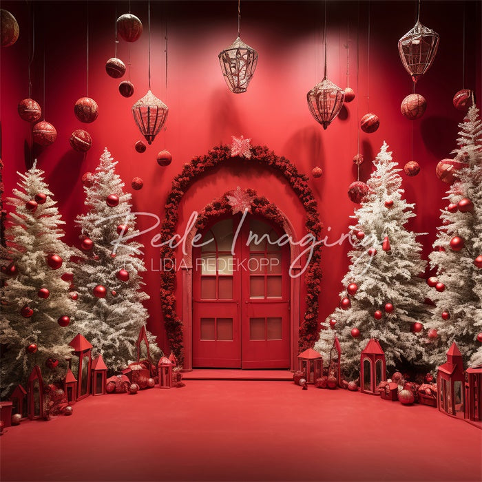 Kate Noël Chambre Rouge Arbres Décors Toile de fond conçue par Lidia Redekopp