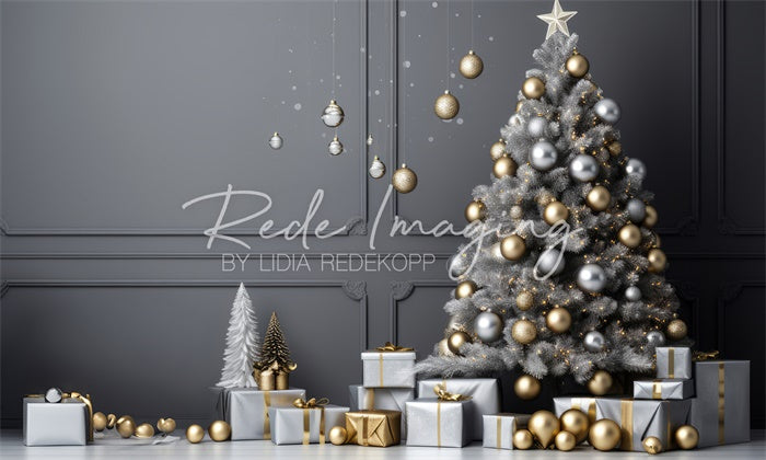 Kate Argent & Doré Noël Cadeaux Toile de fond conçue par Lidia Redekopp