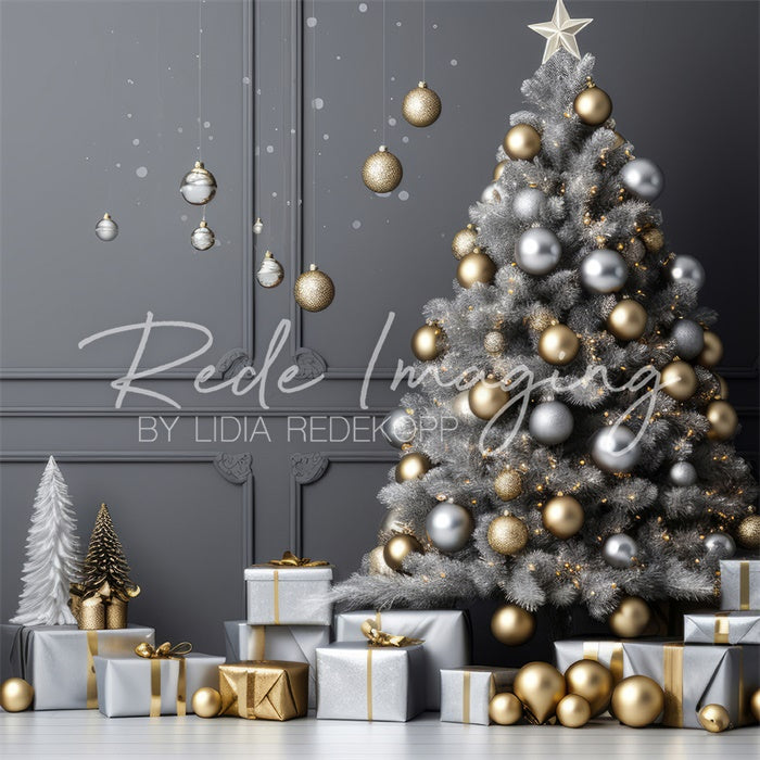 Kate Argent & Doré Noël Cadeaux Toile de fond conçue par Lidia Redekopp