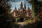 Kate Automne Château de citrouilles Forêt Toile de fond conçue par Emetselch - Kate Backdrop FR