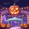 Kate Halloween Parc d'attractions Cirque Toile de fond conçue par Emetselch - Kate Backdrop FR