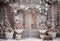 Kate Hiver Noël Maison Porte Neige Toile de fond conçue par Emetselch - Kate Backdrop FR