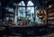 Kate Médiéval Bouteille de médecine Laboratoire Toile de fond conçu par Emetselch - Kate Backdrop FR
