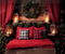 Kate Tête de lit Noël Rouge Arbres Toile de fond pour la photographie - Kate Backdrop FR