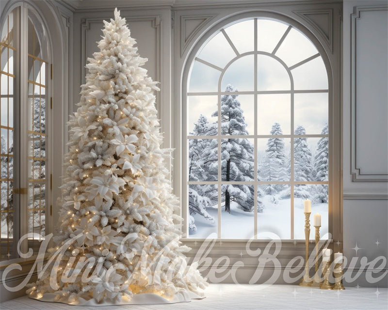 Kate Elégante Chambre Arbre Blanc Toile de fond conçue par Mini MakeBelieve - Kate Backdrop FR