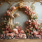 Kate Anniversaire Cadre Floral Rose Mur Toile de fond conçue par Mini MakeBelieve - Kate Backdrop FR