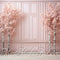 Kate Hiver Noël Rose Bouleaux chics Toile de fond conçue par Mini MakeBelieve - Kate Backdrop FR