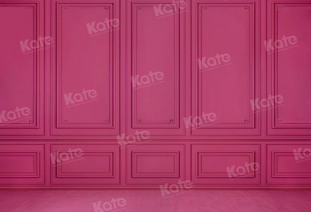 Kate Poupée Fantaisie Rose Mur Vintage Toile de fond pour la photographie