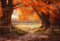 Kate Automne Arbres Feuille d'érable Toile de fond pour la photographie - Kate Backdrop FR