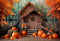Kate Automne Maison Feuille d'érable Toile de fond pour la photographie - Kate Backdrop FR