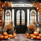 Kate Automne Maison de Citrouille Porte Toile de fond pour la photographie - Kate Backdrop FR