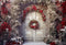 Kate Noël Porte Blanc Plante Extérieur Toile de fond conçue par Chain Photographie - Kate Backdrop FR