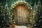 Kate Noël Vert Porte Grange Arbres Toile de fond conçue par Chain Photographie - Kate Backdrop FR