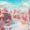 Kate Noël Rose Ville de Bonbons Toile de fond conçue par Chain Photographie - Kate Backdrop FR